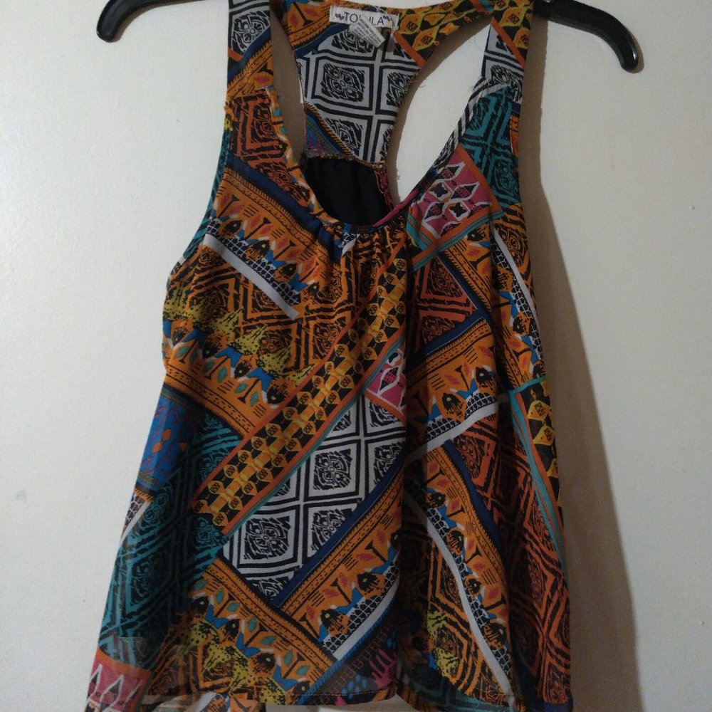 Multi colored top